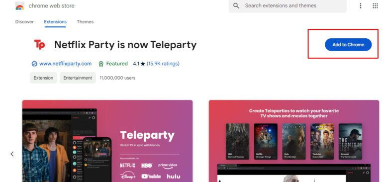 how to do netflix party