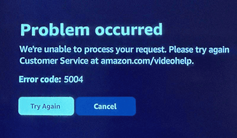 prime video error code 5004