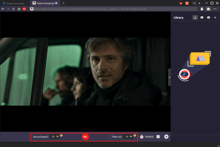 screen record amazon prime