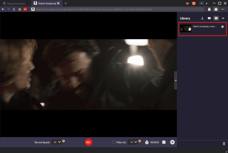 screen record amazon prime