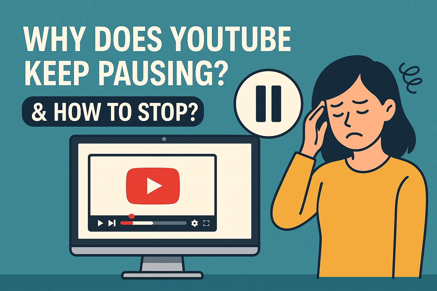 Why Does YouTube Keep Pausing & How to Stop?