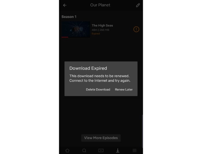 Expired downloads