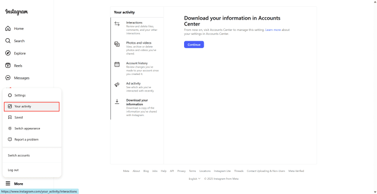 click-activity-instagram