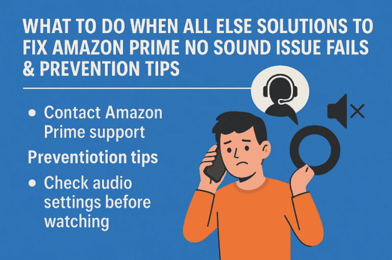 amazon prime no sound