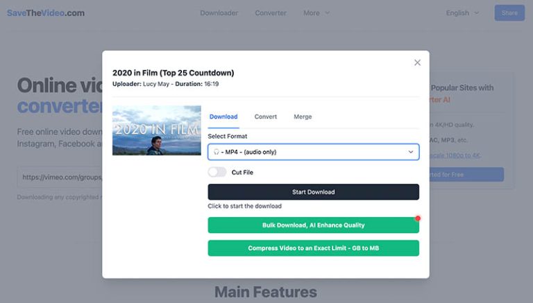 download vimeo videos with online downloader
