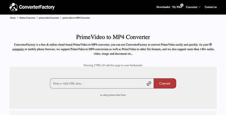 convert amazon prime video to mp4 with online video downloader