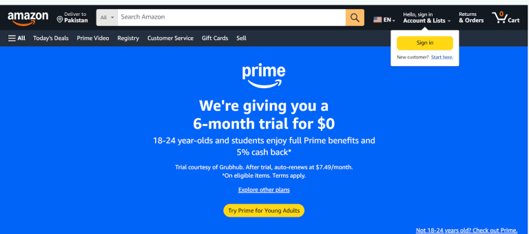 Prime Video free trial