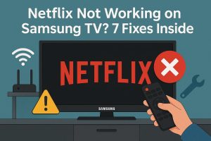 Netflix Not Working on Samsung TV? 7 Fixes Inside