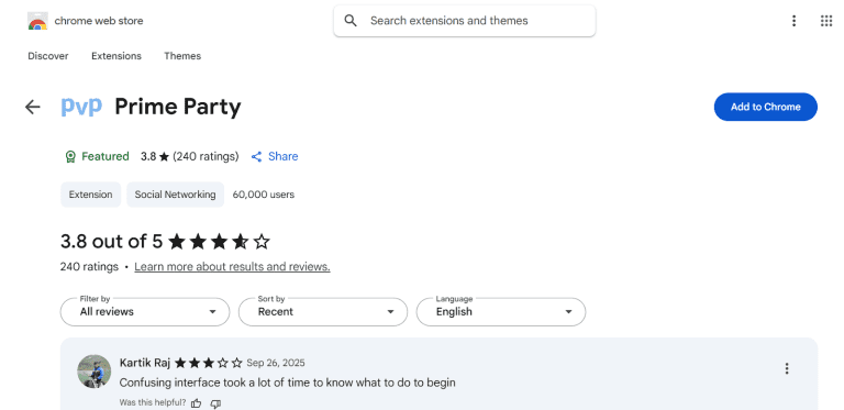prime-party-extension