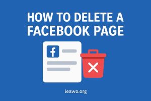 How to Delete a Facebook Page