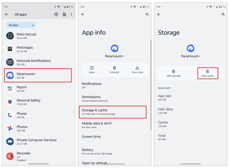 clear-paramountplus-cache