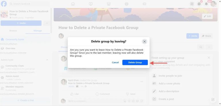 delete-facebook-group-pc
