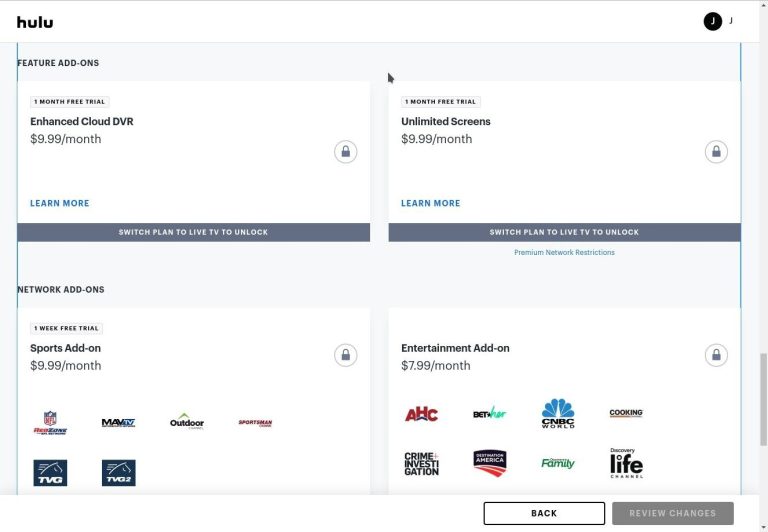 hulu unlimited screens add-on