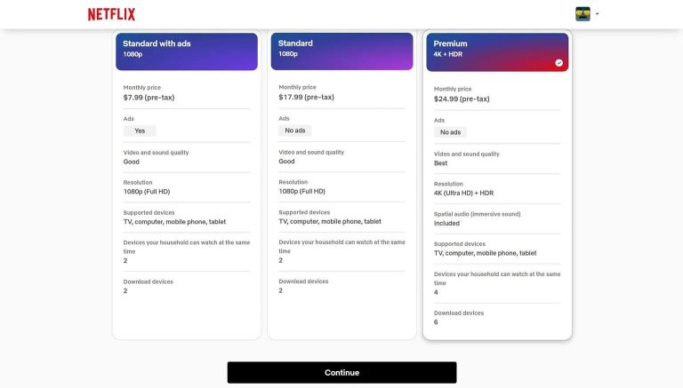 upgrade to Netflix ad-free plan