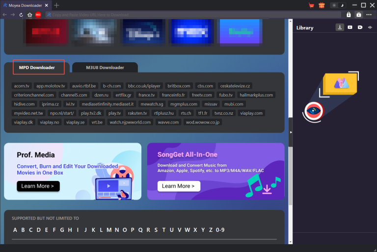moyea mpd downloader