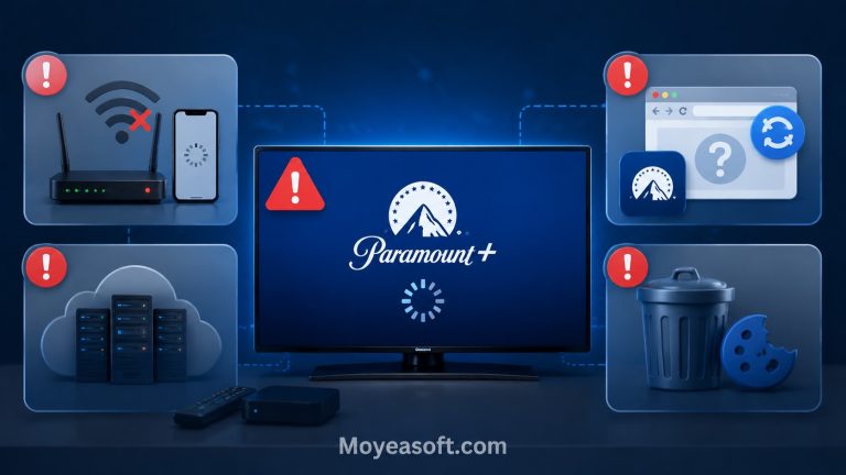 paramount plus error code 3304 common causes
